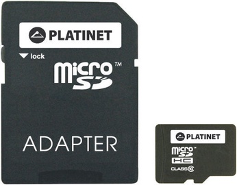 Platinet PMMSD microSDHC 16GB Class 10 w/Adapter