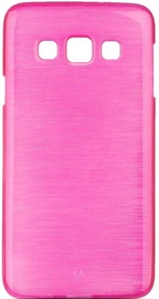 Forcell Jelly Brush Pearl Back Case For Samsung Galaxy A5 A510F Pink