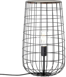 Brilliant Priam Denish Floor Lamp 60W E27 Black/Wood 300mm