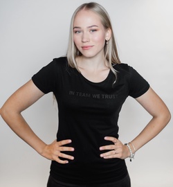 Футболка Dinamo Rīga Women T-Shirt Black XS