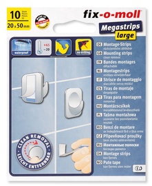 Divpusējas līmlentes FIX-O-MOLL, 20 x 50 mm, 10 gab.