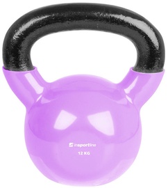 inSPORTline Vinyl Coated Dumbbell Purple 12kg 10750