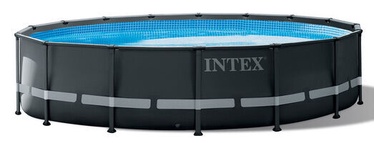 Бассейн каркасный Intex Frame Pool Ultra XTR, серый, 488 x 122 см, 19156 л