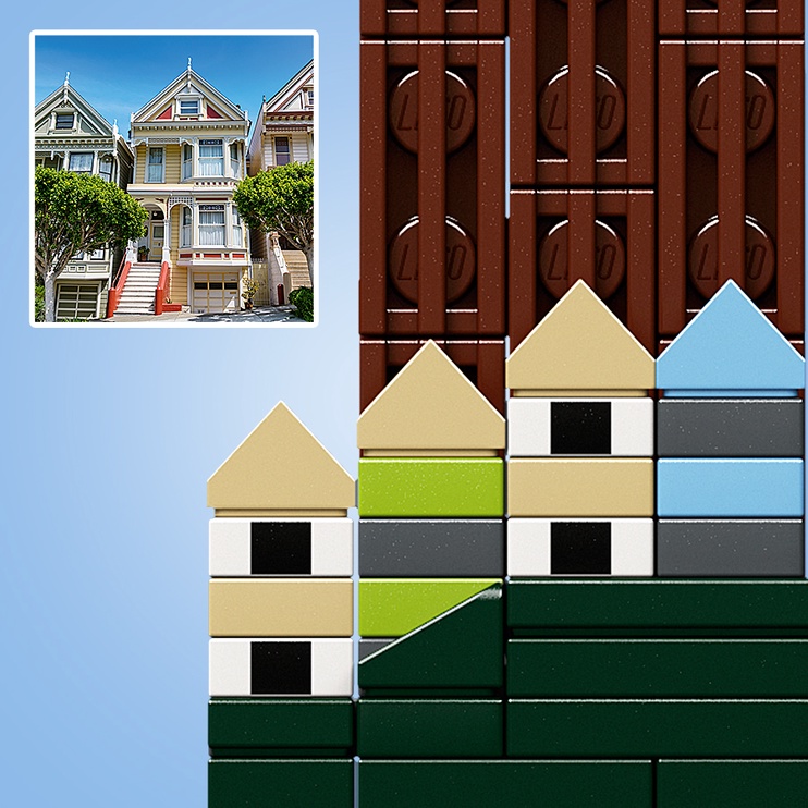 Konstruktor LEGO Architecture San Francisco 21043, 565 tk