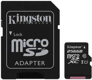 Kingston Canvas Select microSDXC 256GB UHS-I Class 10 + SD Adapter