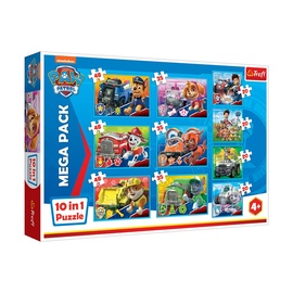 Dėlionė paw patrol komanda 10in1 90355