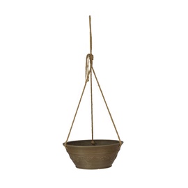 Green Ship Flower Pot D-10TB25 Brown
