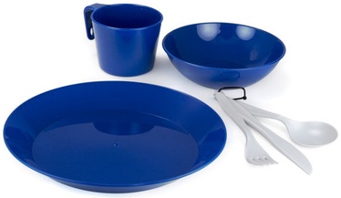Набор туристической посуды GSI Outdoors, полипропилен (pp), синий