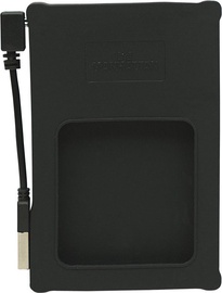 Manhattan 130103 USB 2.0 Silicone SATA HDD Enclosure 2.5'' Black