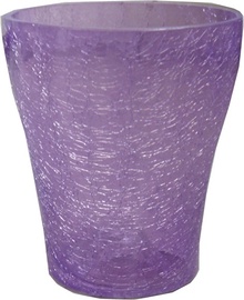 Lillepott, klaas, Ø 140 mm, violetne