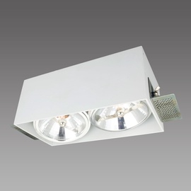 Светильник врезной Light Prestige LP-9S22/2R WH, 40Вт, G9, белый