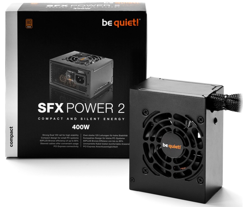 Maitinimo blokas be quiet! SFX 3.3 SFX Power 2 400W BN227 400 W, 8 cm