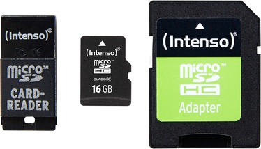 Intenso 16GB MicroSDHC Class 10 + Adapter Set 3413770
