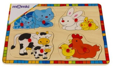 Brimarex Wooden Puzzle Pets 6pcs 2456