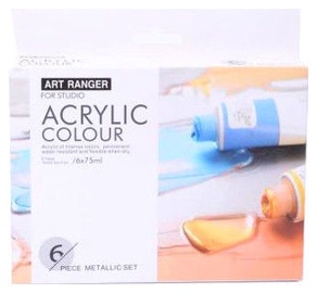 Avatar Art Ranger Acrylic Colors 6x75ml Metallic