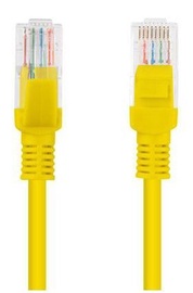 Провод Lanberg UTP CAT5e RJ-45 8P8C, RJ-45 8P8C, 0.25 м, желтый