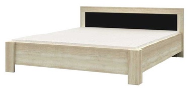 Idzczak Meble Bed Milan Sonoma Oak/Black