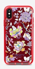 Tech21 Pure Clear Liberty Christelle Back Case For Apple iPhone X/XS Red