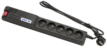 HSK Data Surge Protector 5 Outlet Black 1.5m