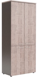 Skyland XTEN Office Cabinet XHC 85.3 Sonoma Oak/Dark Wood
