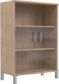 Skyland Born Shelf B 420.5 With Small Glass Doors Oak Devon