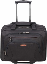 American Tourister At Work Rolling Tote 15.6 Black Orange