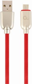 Juhe Gembird USB To Micro USB Premium Rubber Red 2m