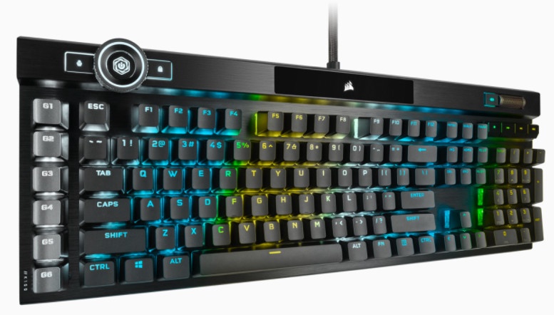 Клавиатура Corsair Corsair K100 RGB Gaming EN/DE, черный