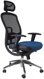 Biroja krēsls Home4you Lucca Black/Blue