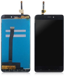 Mobilo tālruņu rezerves daļas Xiaomi Redmi 4X Black LCD Screen