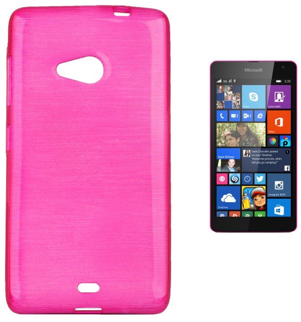 Чехол для телефона Forcell, Microsoft Lumia 535, розовый