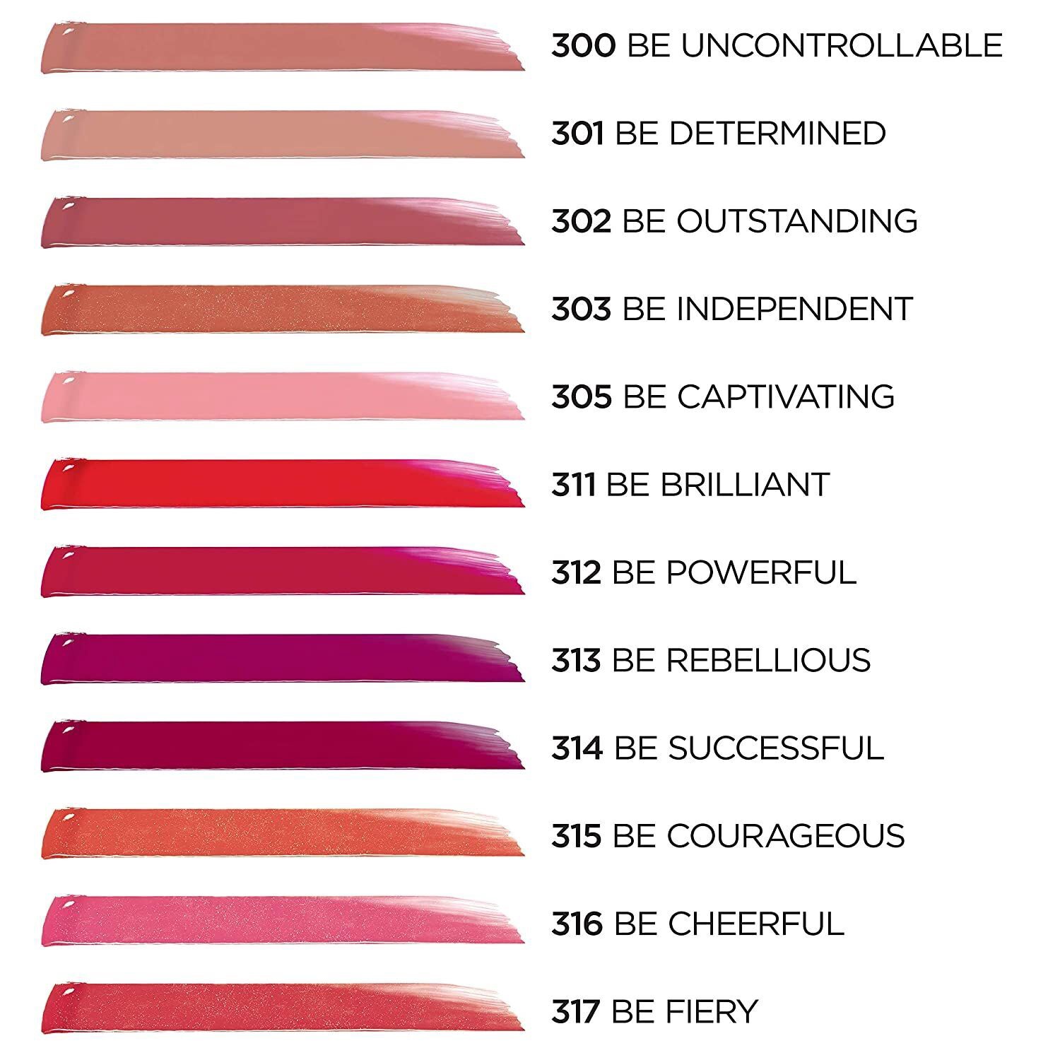 loreal lipstick brilliant signature