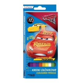 Spalvoti pieštukai Cars, 12 vnt