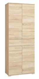 Skapis ML Meble Optimal 02 Sonoma Oak, 79x41x204 cm