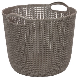Curver Knit Round L Brown