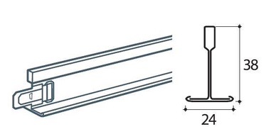 Ripplae vaheliist TVL-120 T24 valge 1,2m