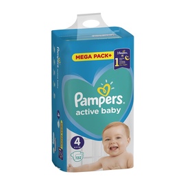 Подгузники Pampers Active Baby, 4, 132 шт.