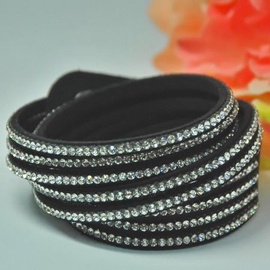 Vincento Bracelet Double Crystalsnake LB-1027