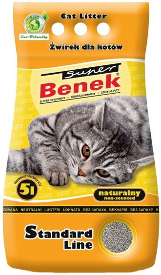 Наполнители для котов Super Benek Standard, 5 л