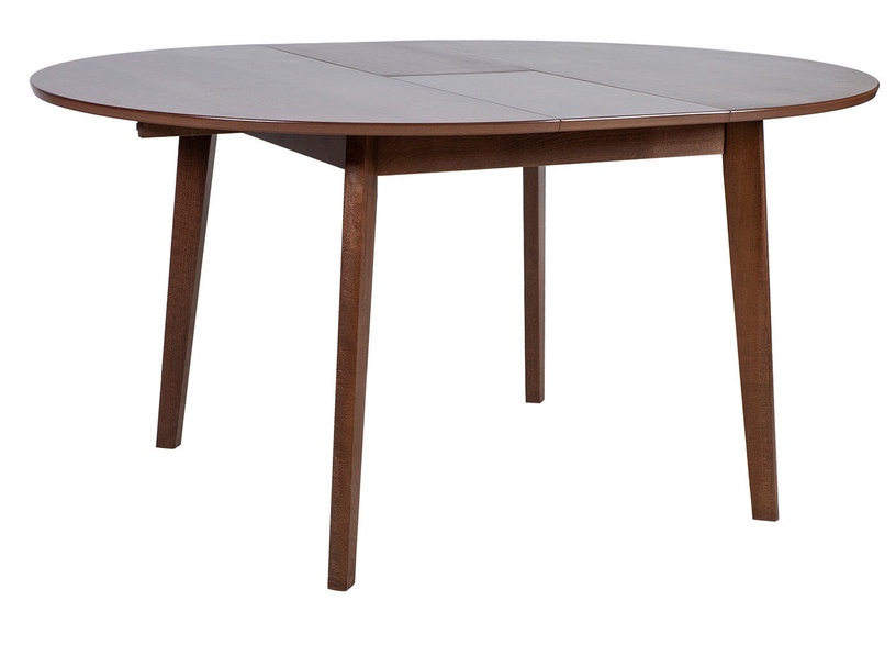 Обеденный стол c удлинением Home4you Adele 21911, коричневый, 120 - 150 см x 120 см x 75 см