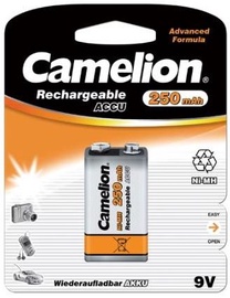 Uzlādējamās baterijas Camelion C_R_1810, 9 V, 250 mAh, 1 gab.