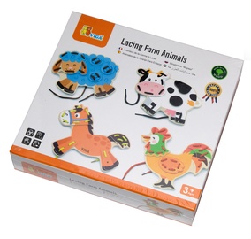 Viga Lacing Farm Animals 51325
