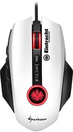 Žaidimų pelė Sharkoon Drakonia II Eintracht Frankfurt Special Edition Black/White, laidinė, optinė