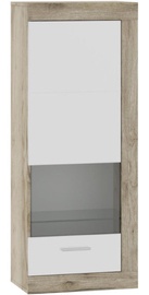 Sekcija Tuckano Ultra Oak/White, 53.1x33.3x132 cm