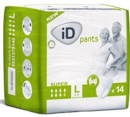 Подгузники iD Super, Large, 14 шт.