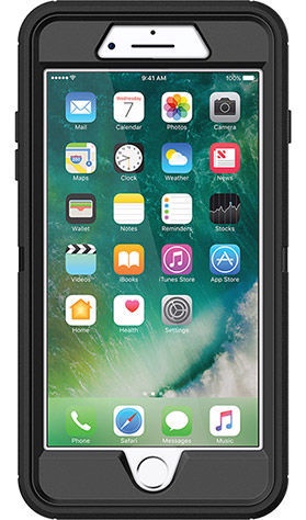 Telefono dėklas Otterbox, iPhone 7 Plus/Apple iPhone 8 Plus, juoda