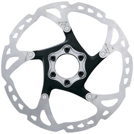 Shimano Deore XT SM-RT76 180mm 6 Bolt Silver/Black