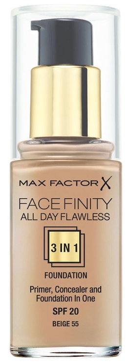 Тональный крем Max Factor Face Finity All Day Flawless 3in1 55, 30 мл