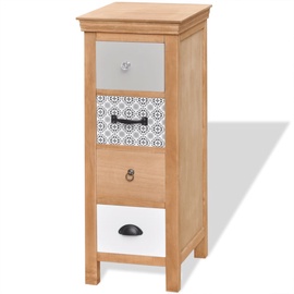 Шкаф VLX Solid Wood, коричневый, 35 см x 35 см x 90 см