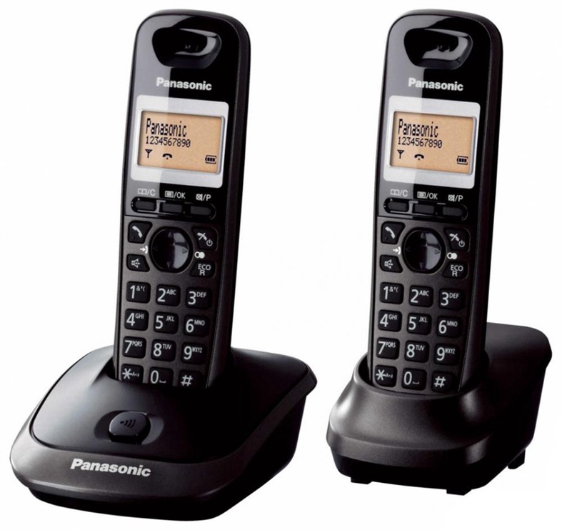 Bezvadu, stacionārie telefoni Panasonic KX-TG2512FXT, bezvadu